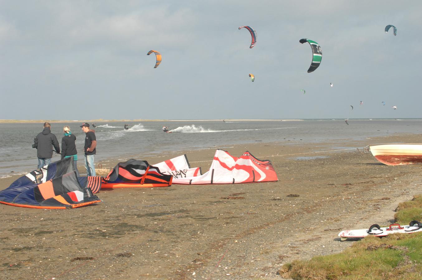 Kitesurfing ved Stokken