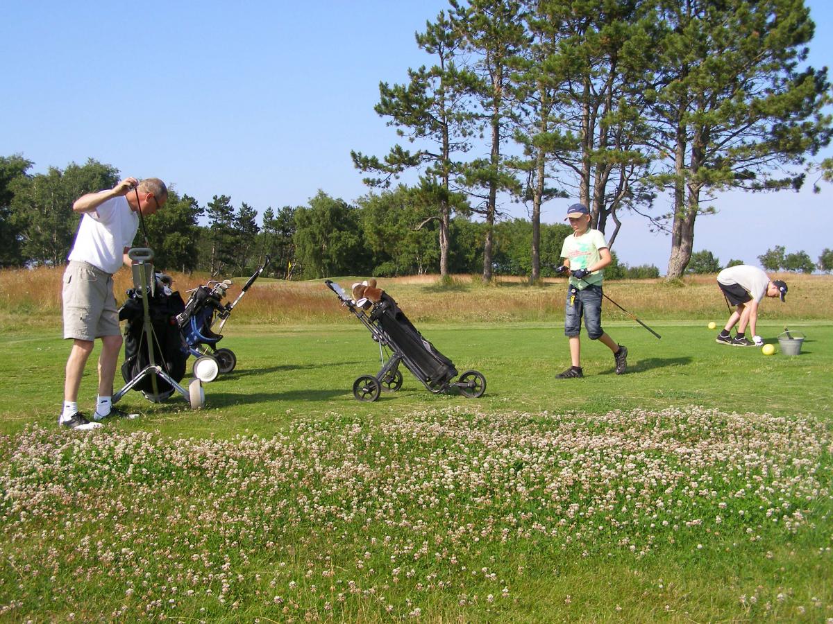børn og golf