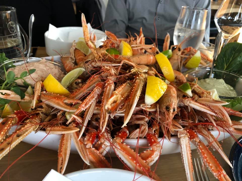 Platte med jomfruhummer