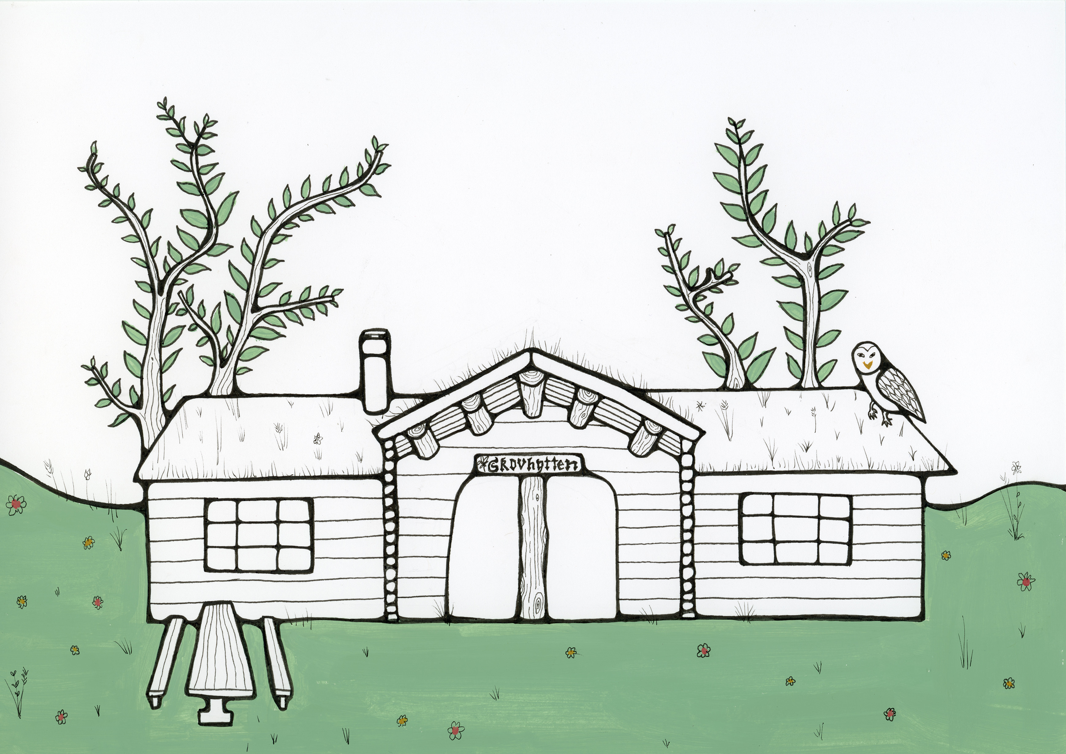 Skovhytten og Ø-skattejagten