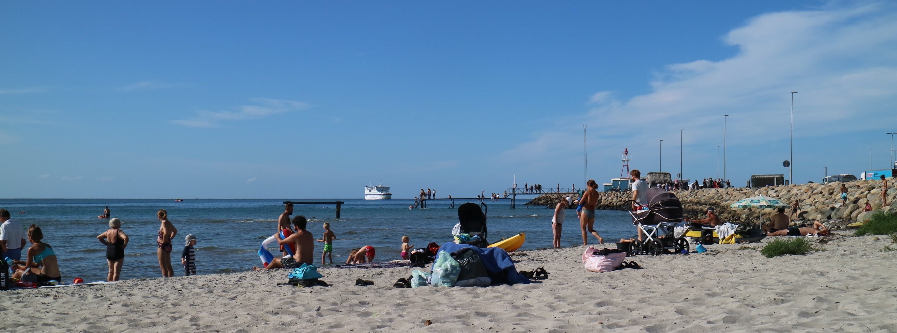 Badestrand Læsø sommer