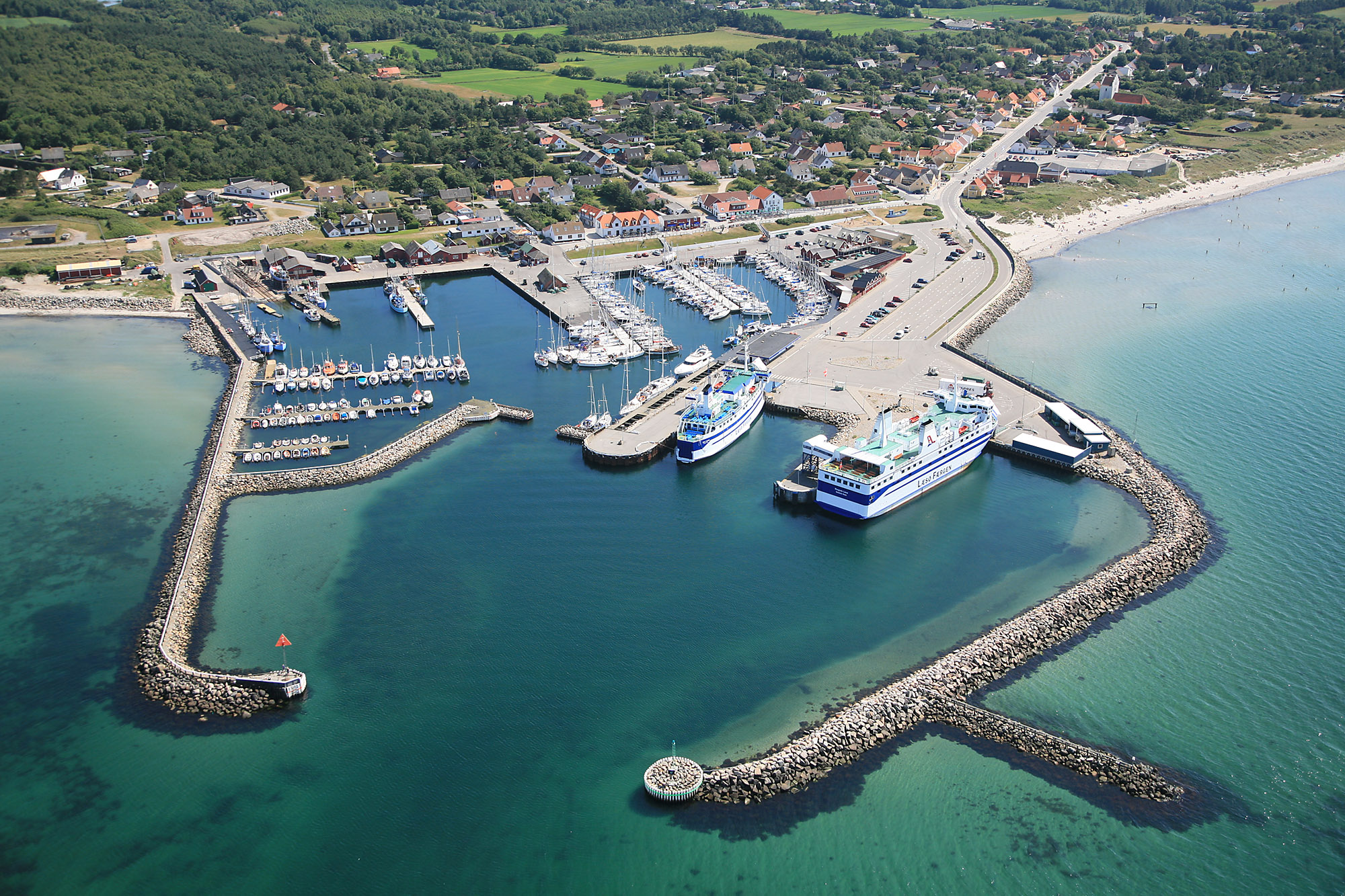Vesterø Havn 2006 luftfoto AR.