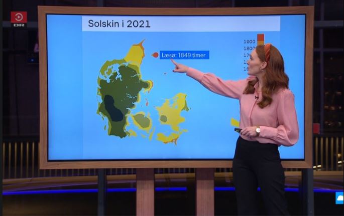 DR1 Læsø flest solskinstimer