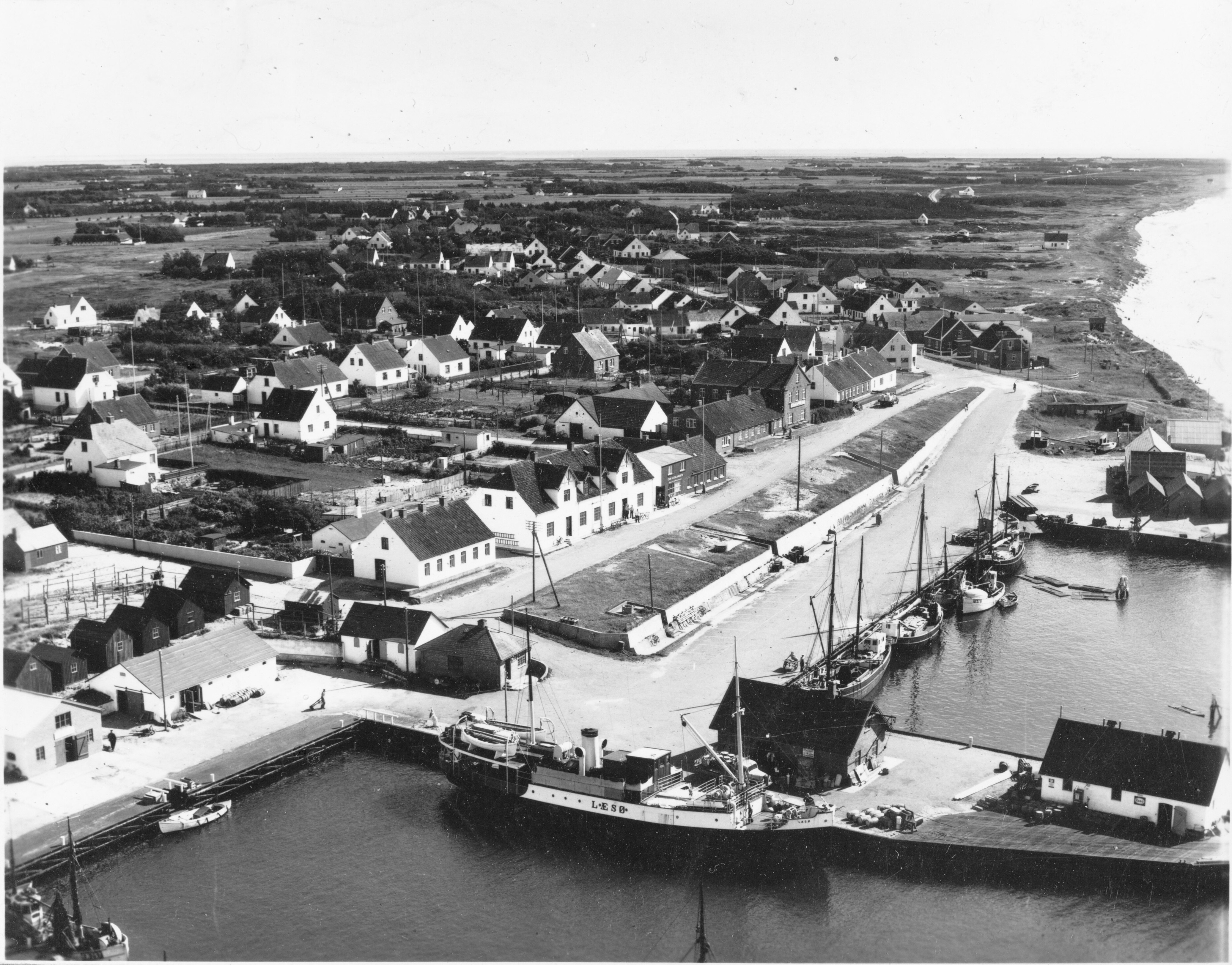 Vesterø Havn 1952
