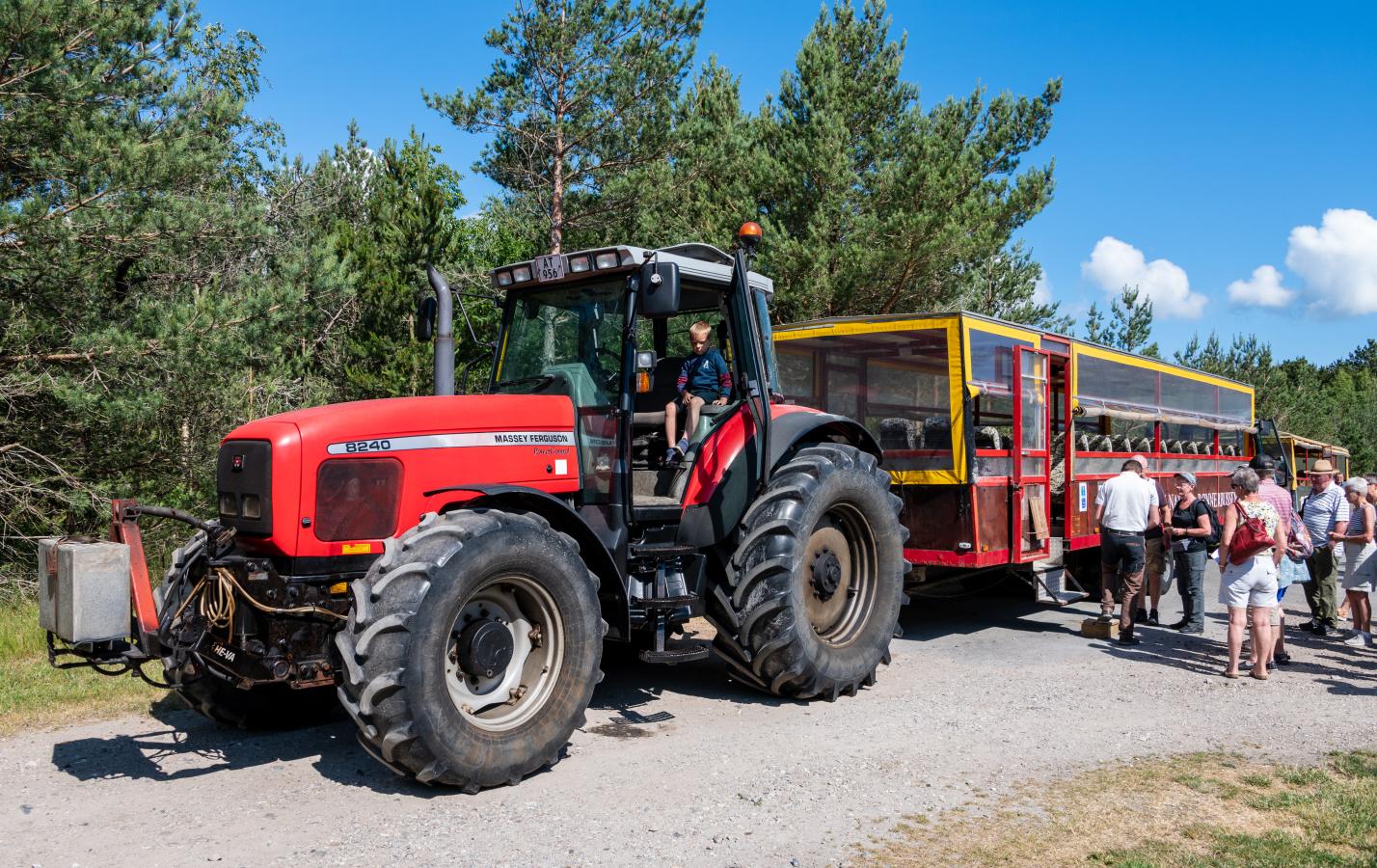 Rønnerbussen ved Læsø Saltsyderi - påstigning
