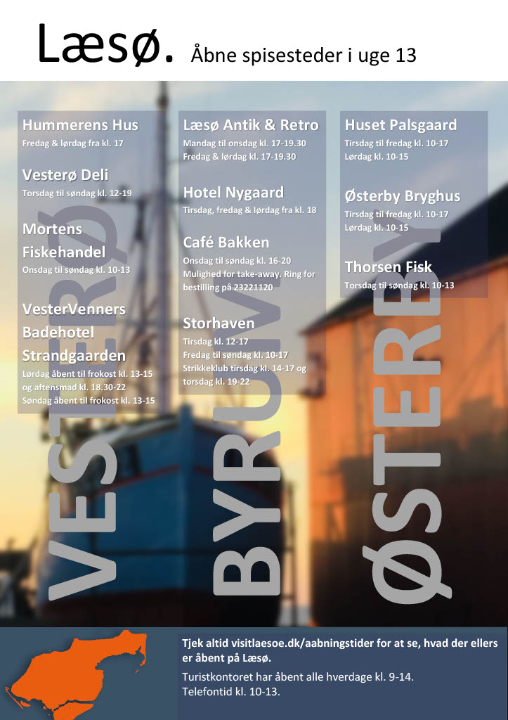 Dump åbningstider spisesteder