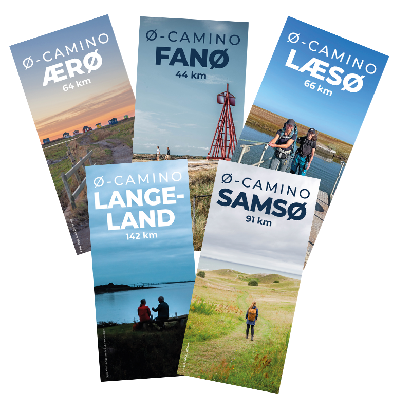 Ø-CAMINO LÆSØ kort 5 øer