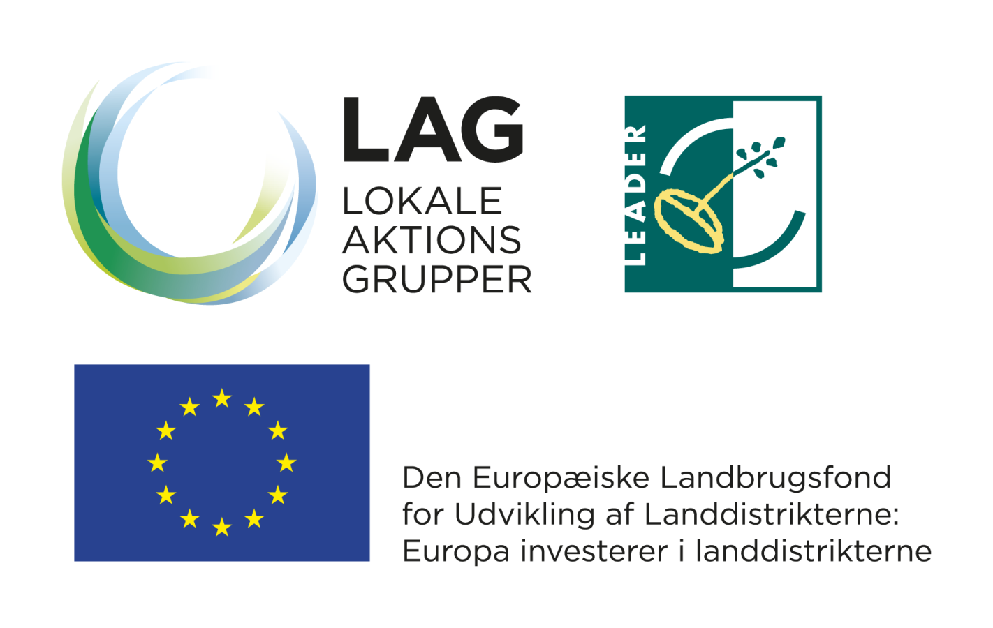 LAG, LEADER og EU logo