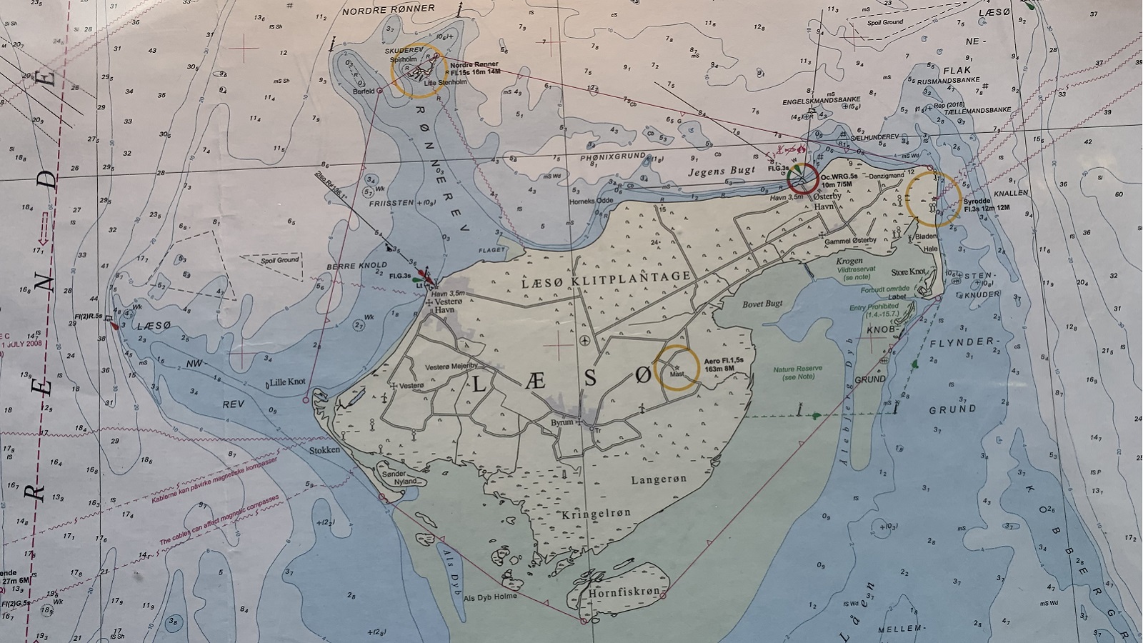Søkort Læsø rende
