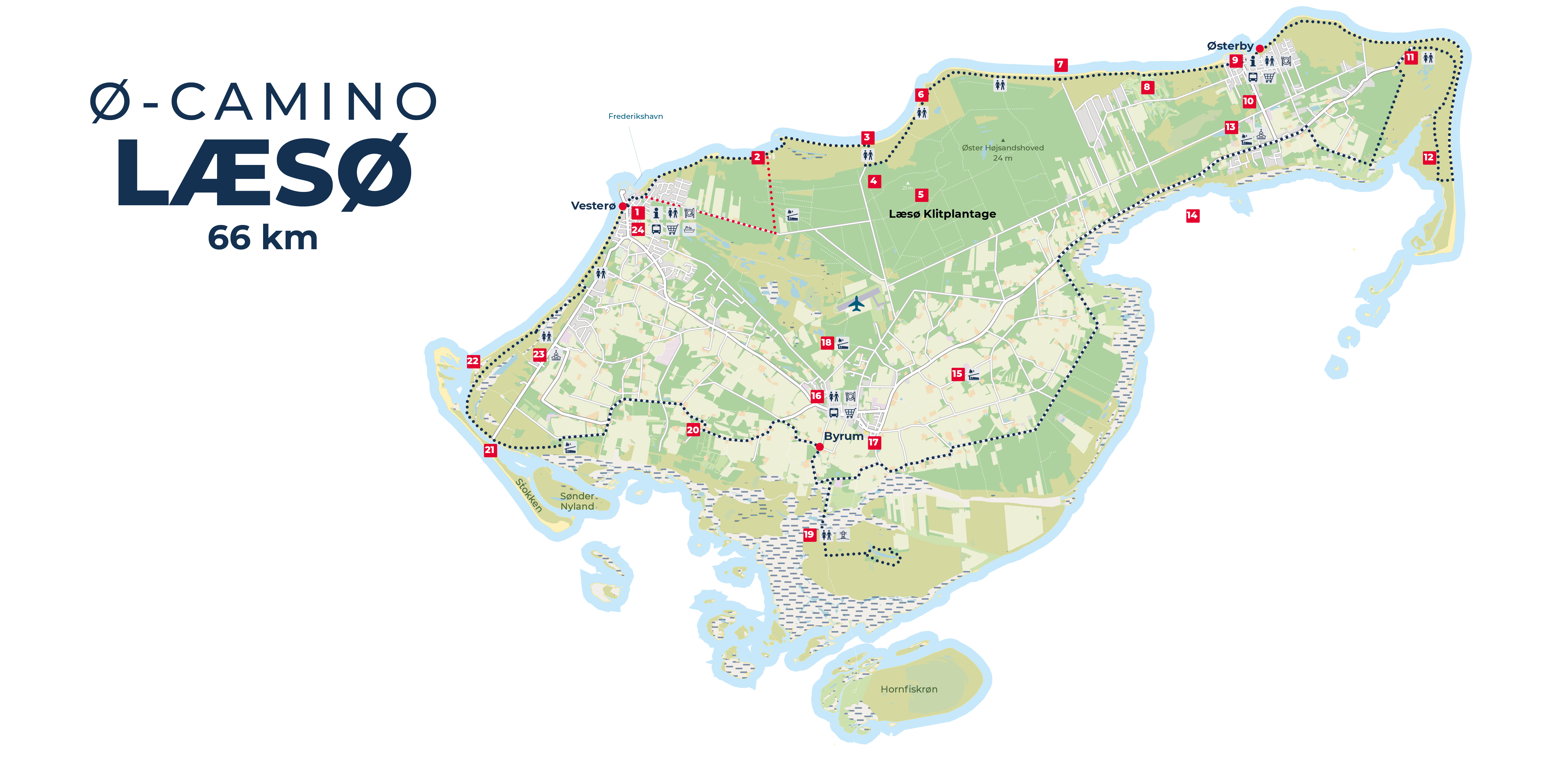 Caminokort Læsø Ø-Camino 2025