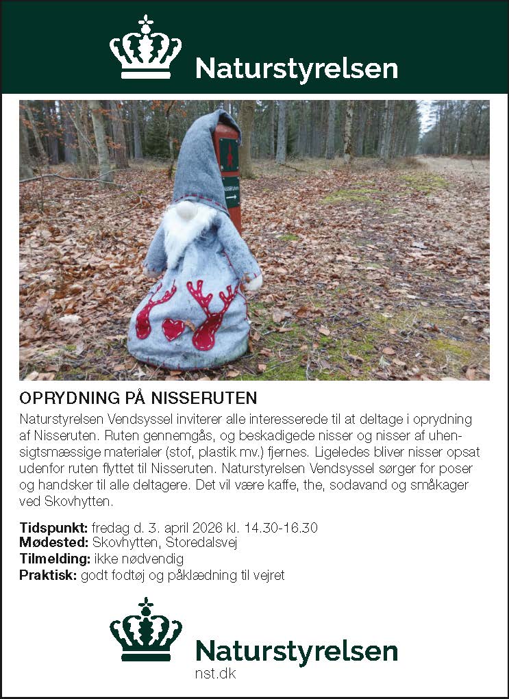 Oprydning på Nisseruten i påsken